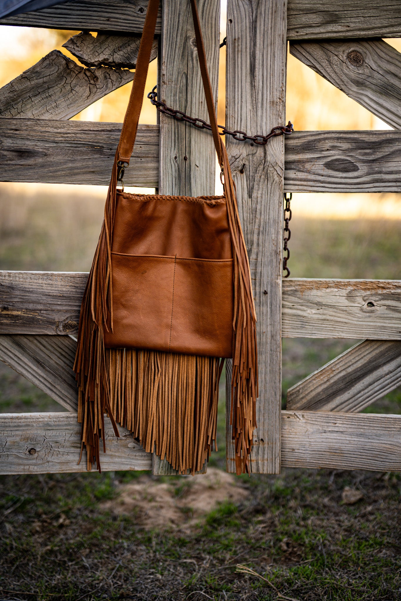 Triple Fringe Crossbody