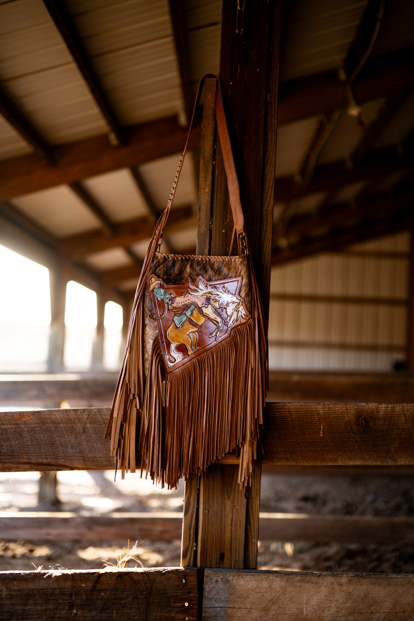 Triple Fringe Crossbody