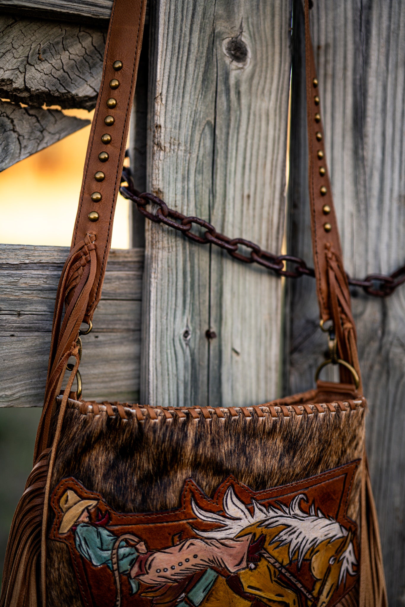 Triple Fringe Crossbody