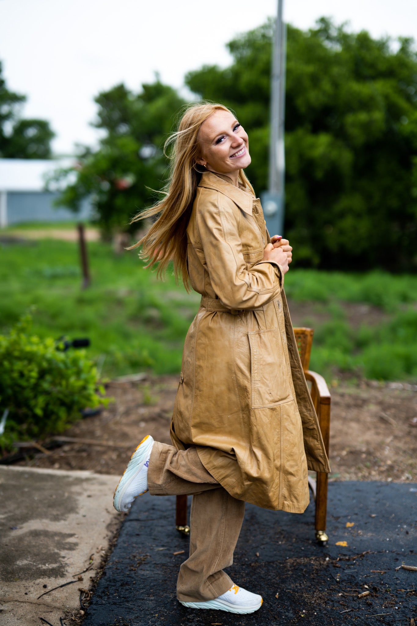 Leather Coat
