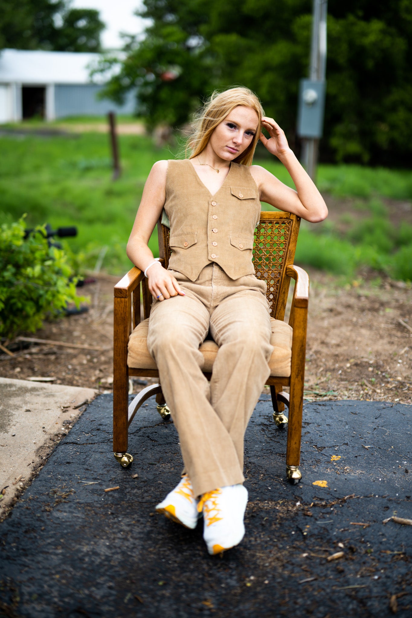 Two piece Corduroy Set