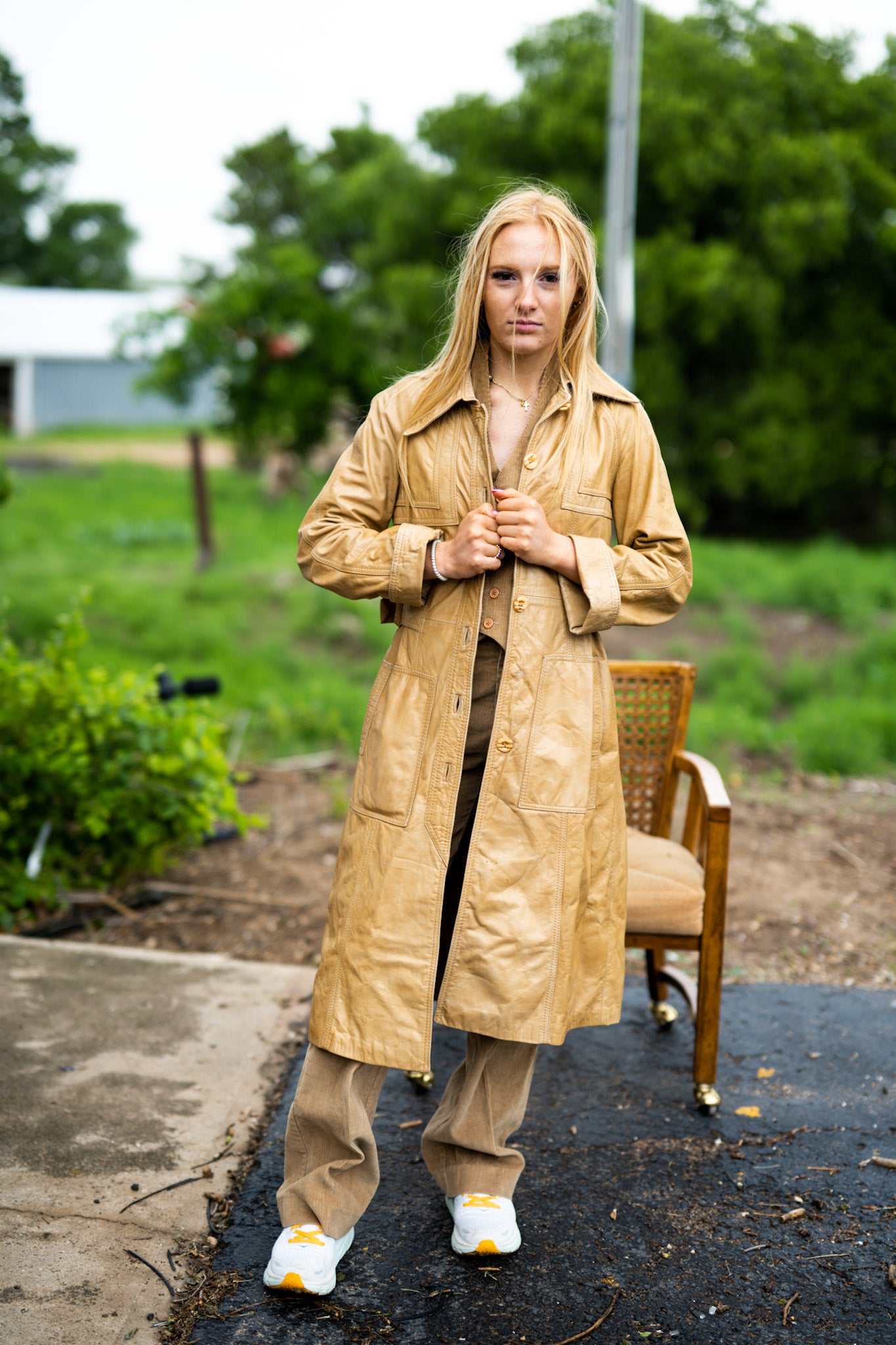 Leather Coat