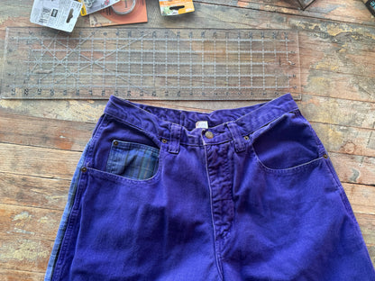 Color blocking denim