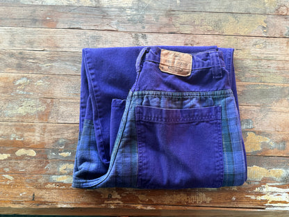 Color blocking denim