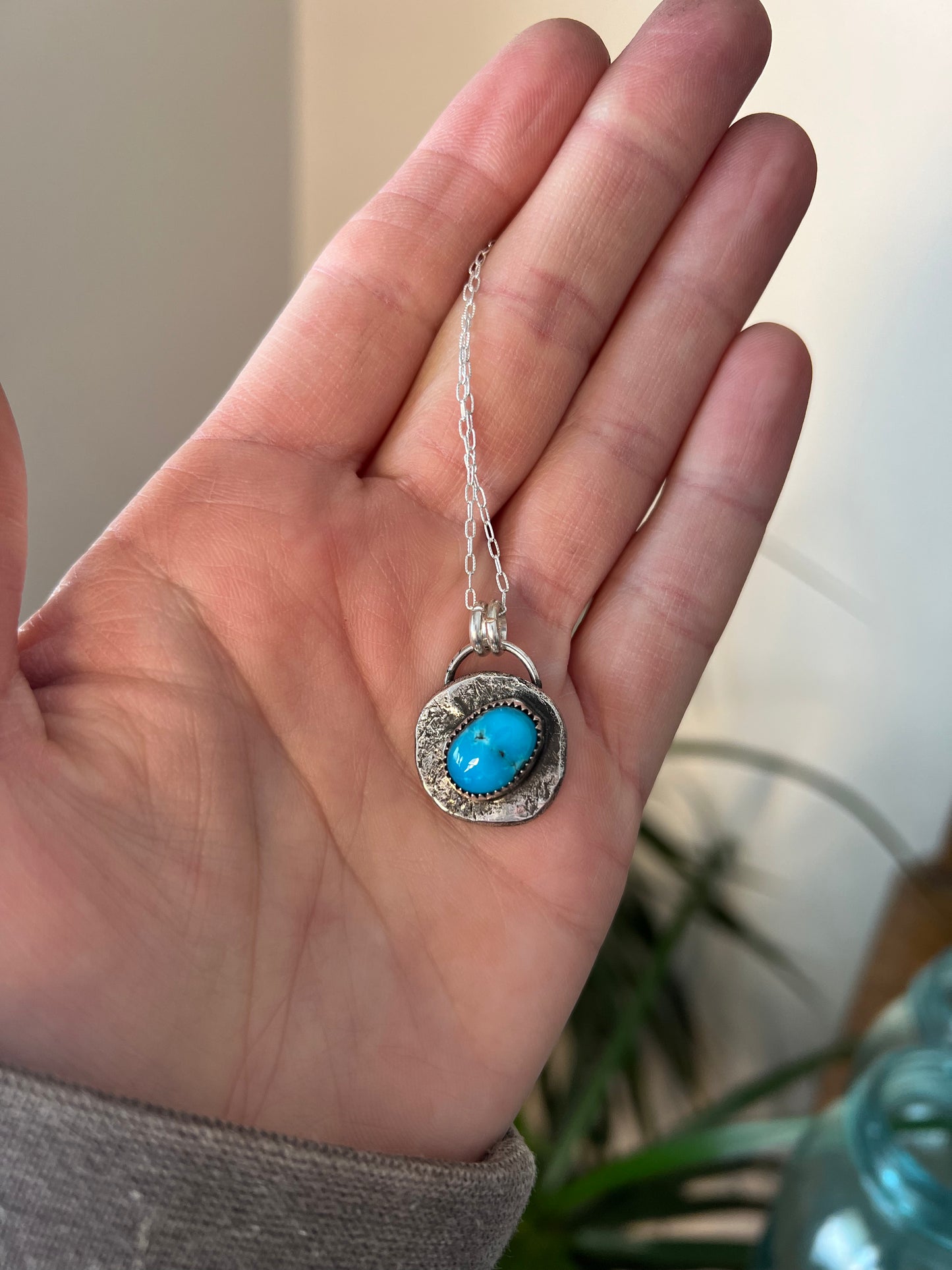 Blue Reclaimed pendant