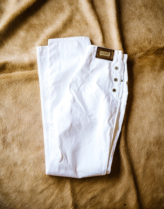 White Lawman Jeans